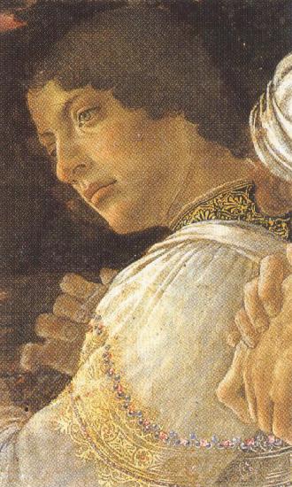 Sandro Botticelli Young kneeling Mago (mk36) France oil painting art